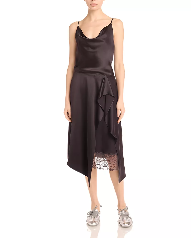 Acne Studios Lace Trim Slip Dress