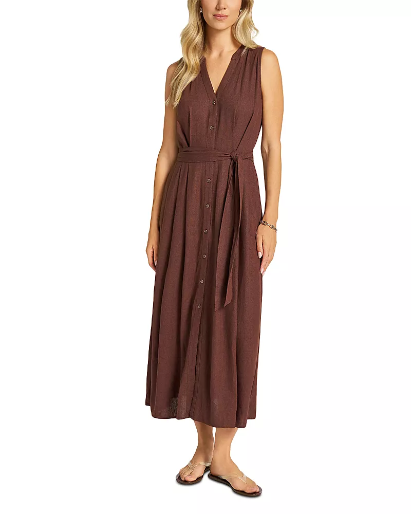 Matty M Nivara Sleeveless Belted Dress