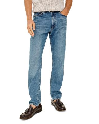 Clayton Relaxed Fit Whiskered 32" Jeans in Heritage Indigo