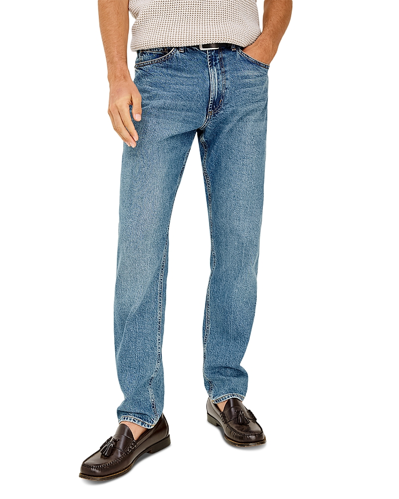 Rails Clayton Relaxed Fit Whiskered 32 Jeans in Heritage Indigo