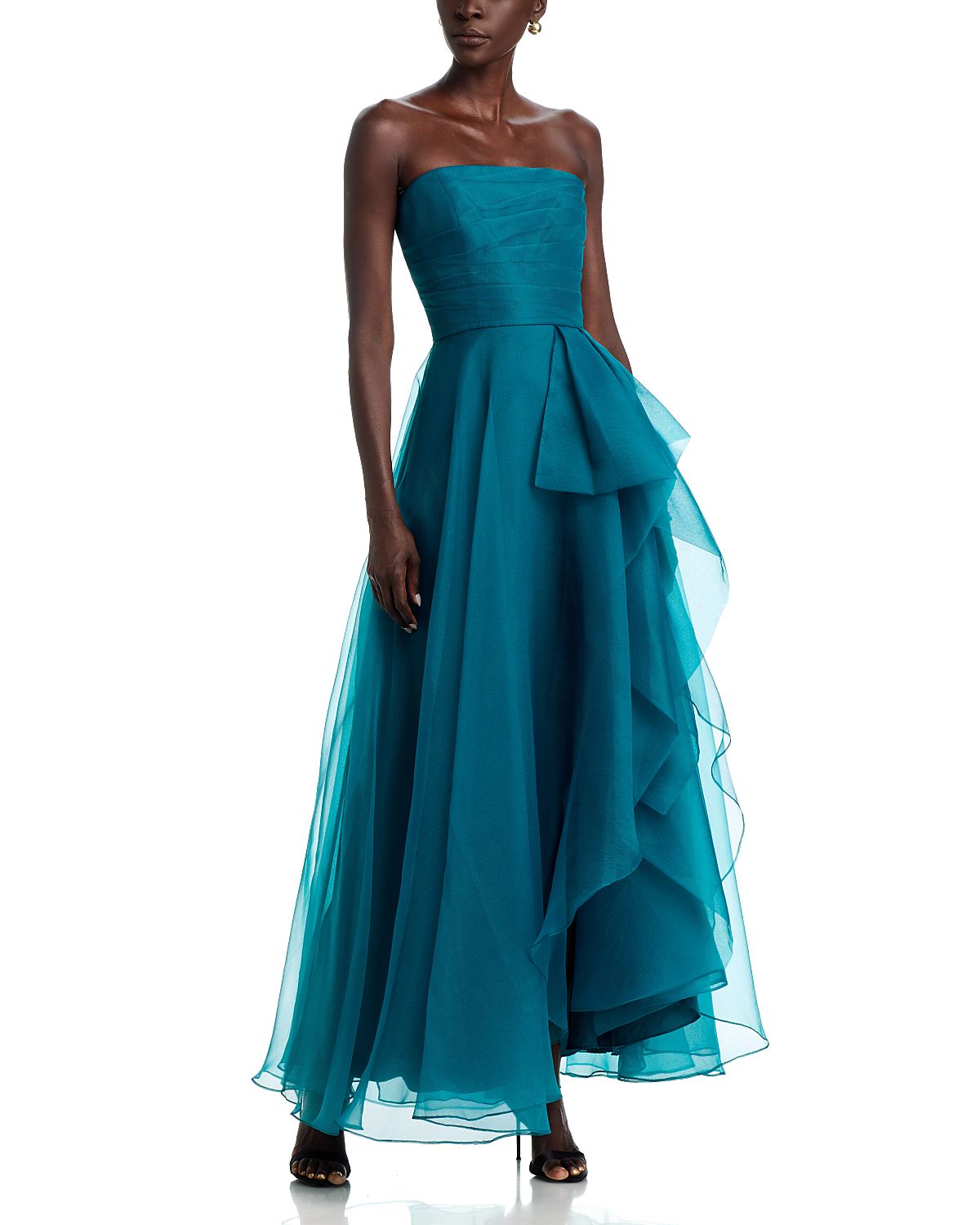 Theia Teresa Draped Gown