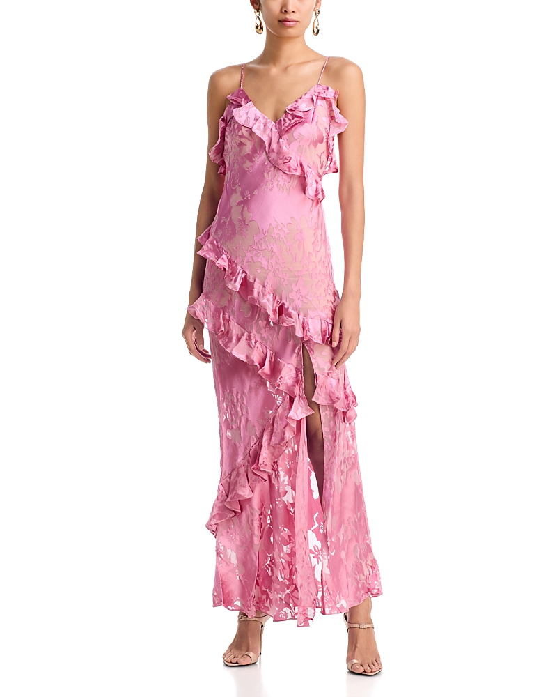 LoveShackFancy Dean Ruffled Maxi Dress