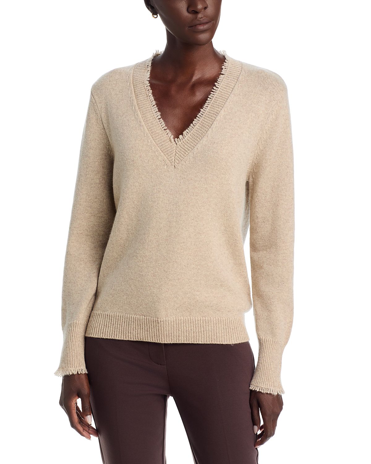 Kobi Halperin Dora Fringe Trim Sweater