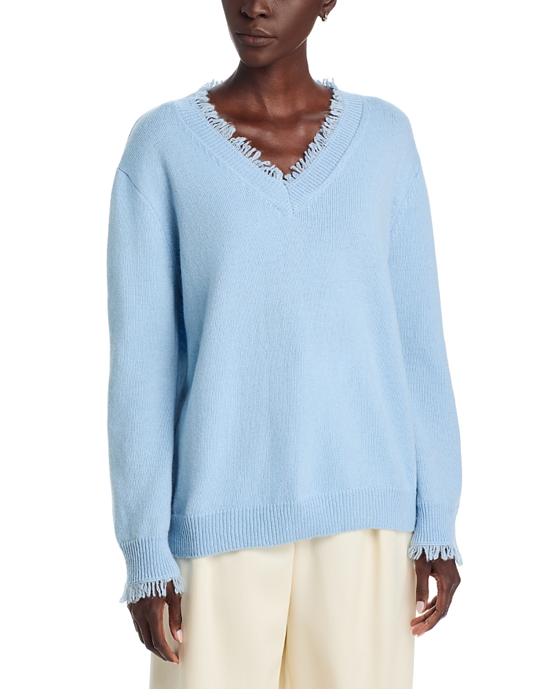 Kobi Halperin Dora Fringe Trim Sweater