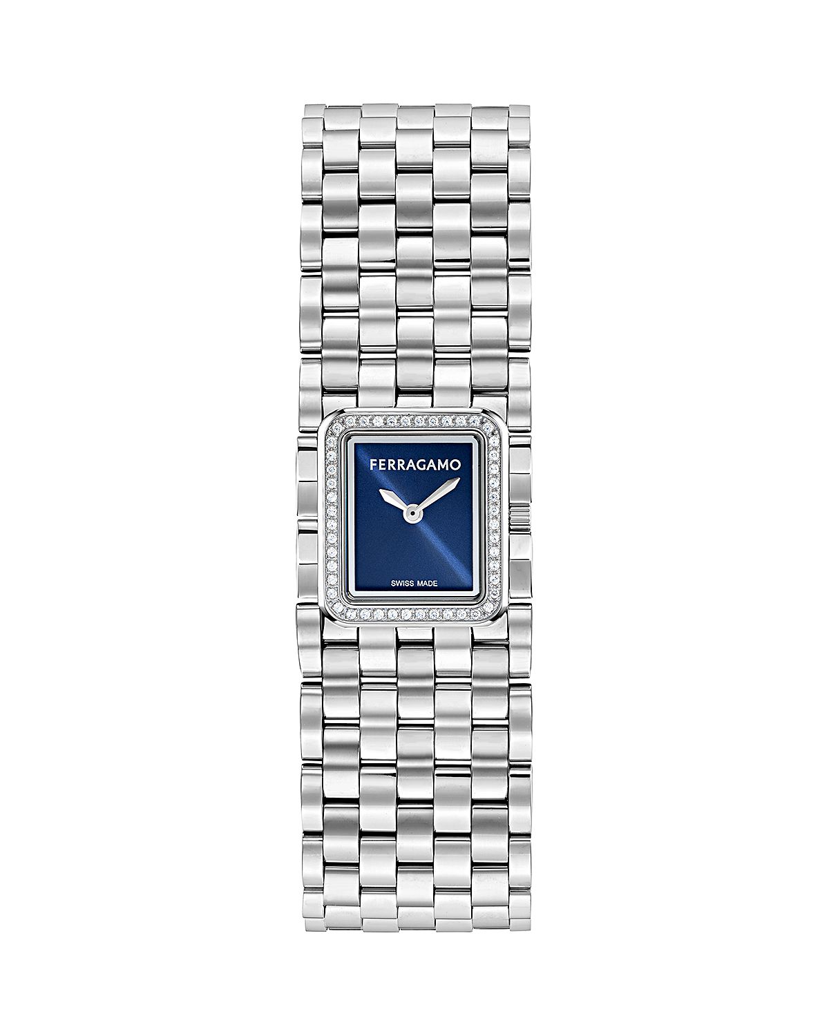 Ferragamo Manchette Diamond Watch, 19mm x 22mm