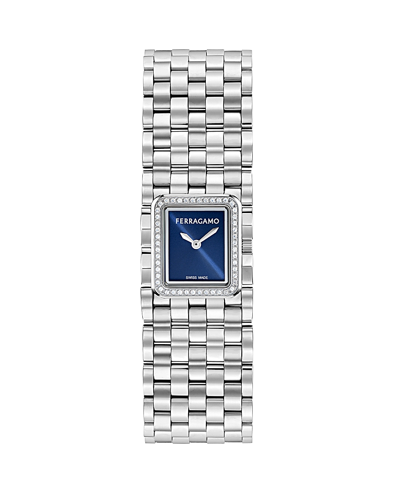 Ferragamo Manchette Diamond Watch, 19mm x 22mm