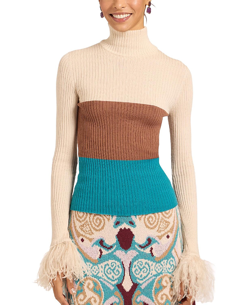 La Doublej High Kick Top (With Feathers)