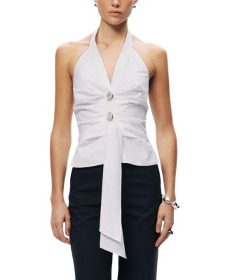 Nocturne Halter Neck Tie Detail Blouse