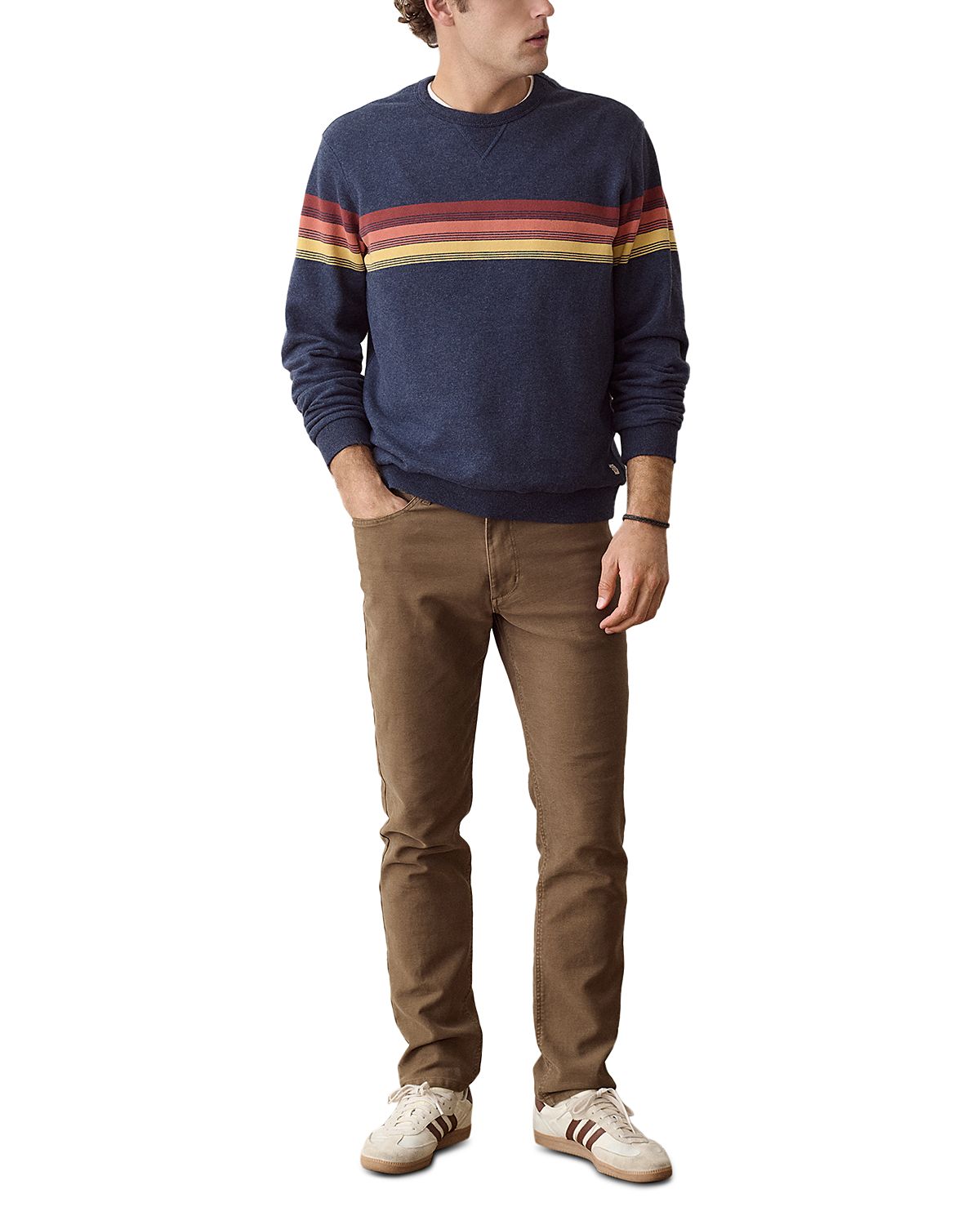 Marine Layer Five Pocket Flex Terry Slim Straight Pants