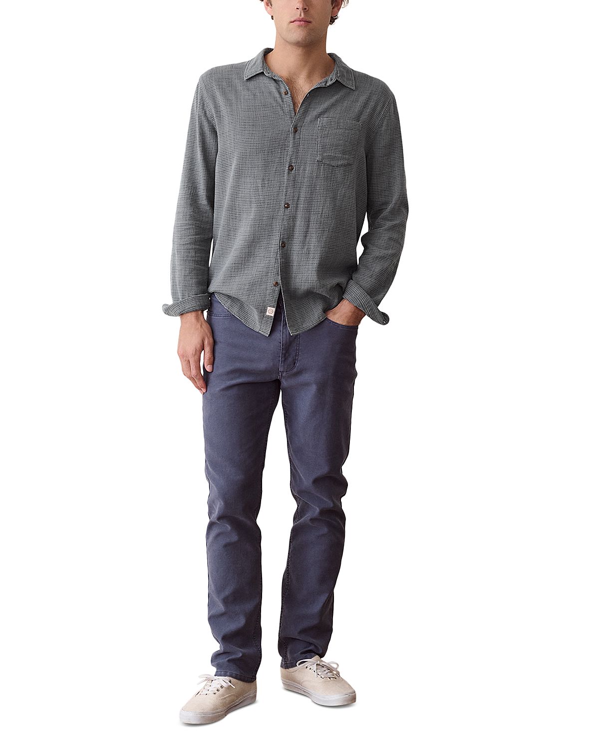 Marine Layer Five Pocket Flex Terry Slim Straight Pants