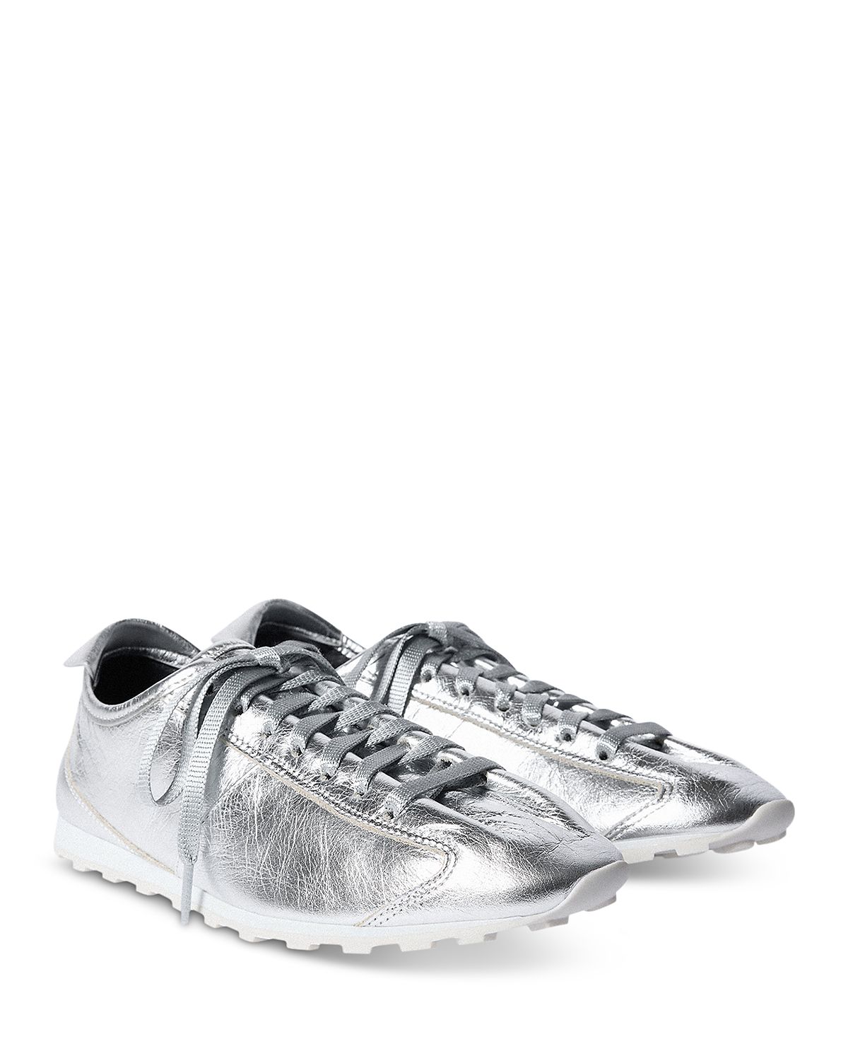 Jacquemus Women's The Tennis Metallic Leather Sneakers