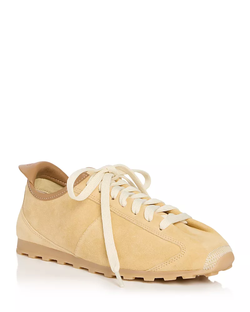 Jacquemus Women's The Tennis Suede Low Top Sneakers