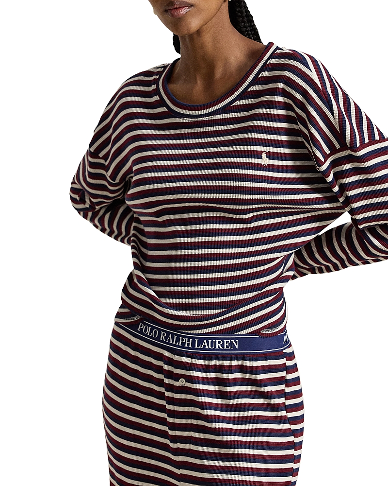 Polo Ralph Lauren Sleep Club Waffle Long Sleeve Pants Set