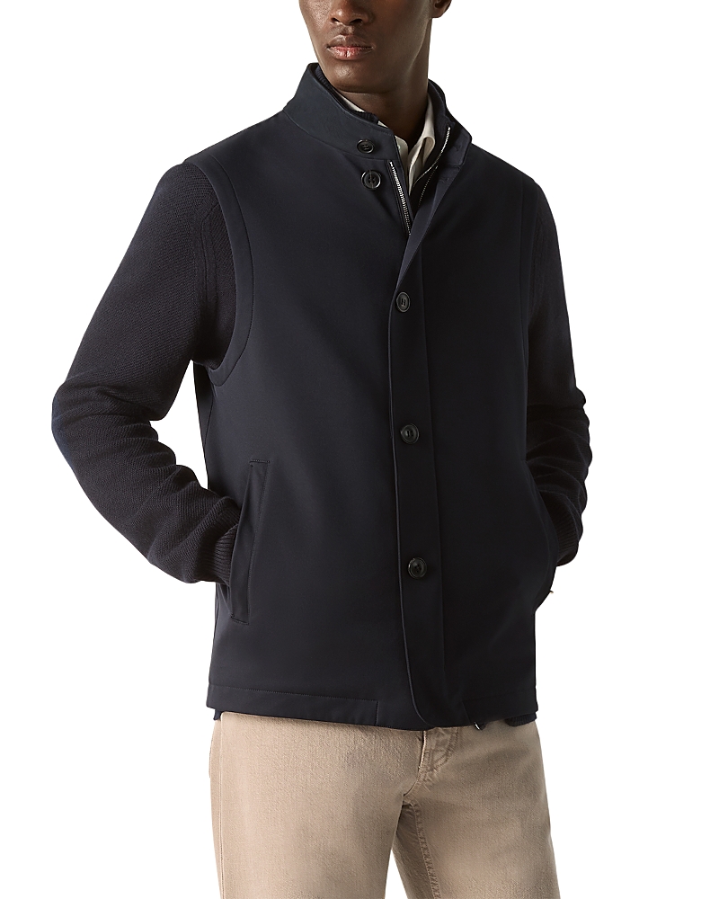 Zegna Microfiber Motorin Button Vest