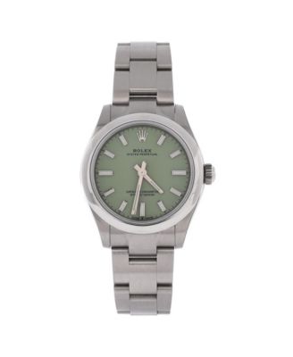  Oyster Perpetual Pistachio Green Automatic Watch in Stainless Steel 31mm