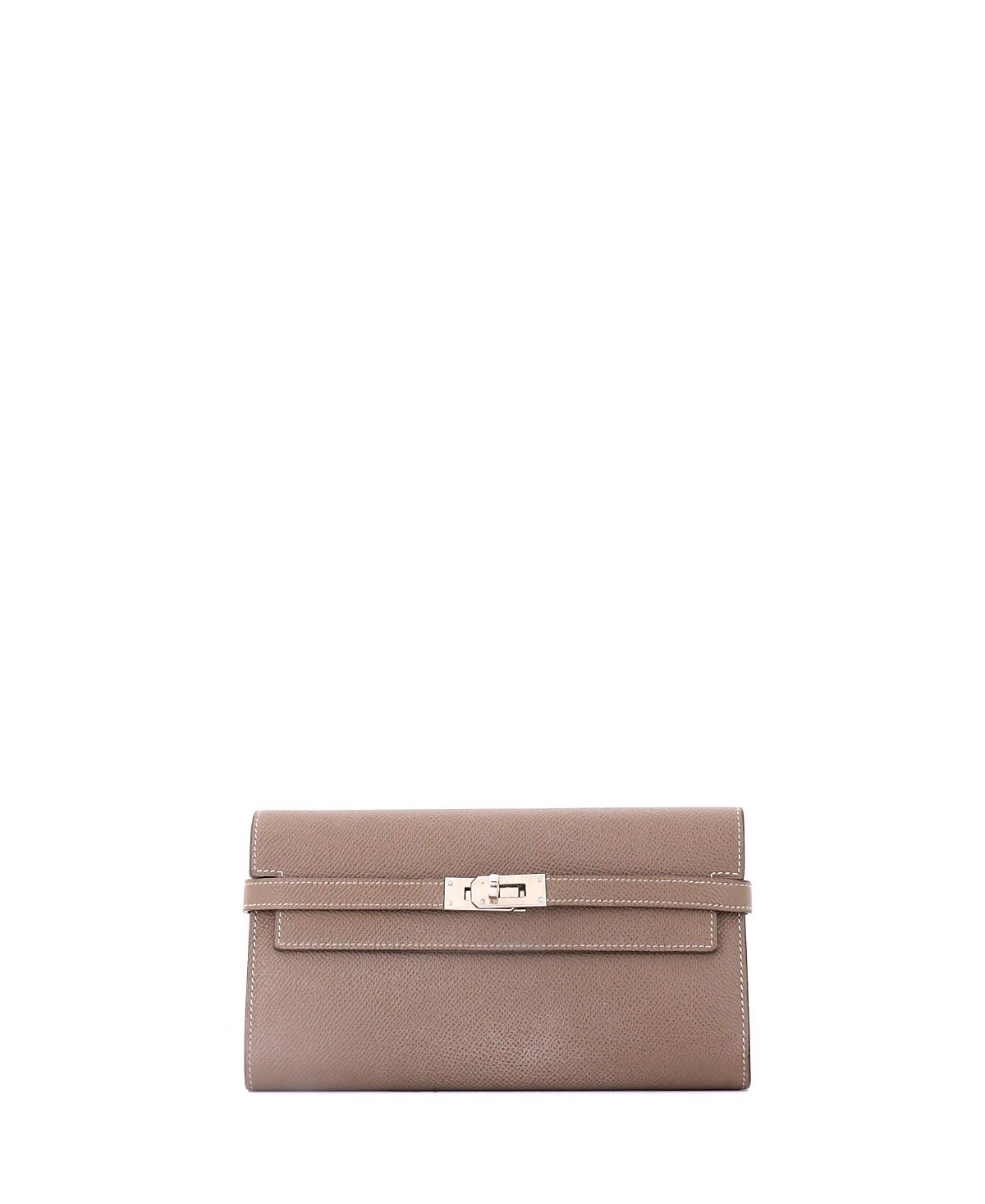 Pre-Owned HERMES Long Kelly Wallet Epsom