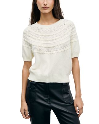 Roberte Cotton Pointelle Sweater