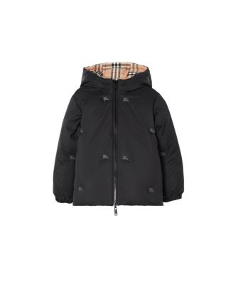 Boys' Reversible Check Puffer Jacket - Little Kid, Big Kid