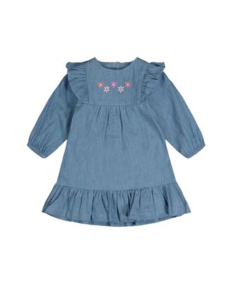  Girls' Chambray Dress Denim - Baby