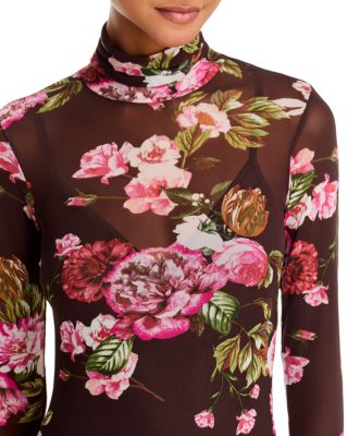 Shailene Turtleneck Mesh Midi Dress - thumbnail 3