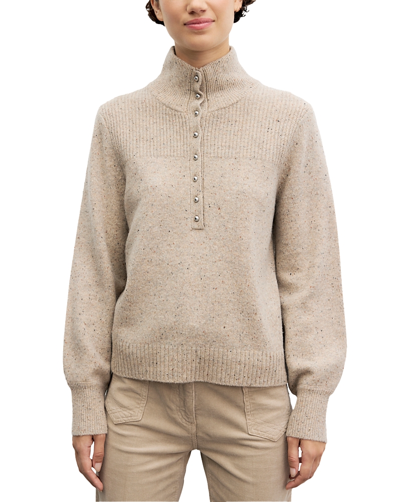 Gerard Darel Ryana Wool Mock Neck Sweater