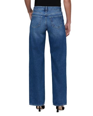 Christel High Rise Wide Leg Jeans in Atlantis - thumbnail 3