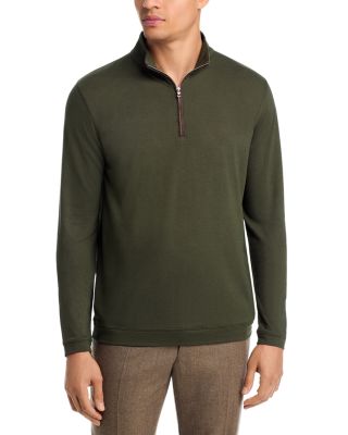 Crown Crafted Albatross Pique Quarter Zip Sweater
