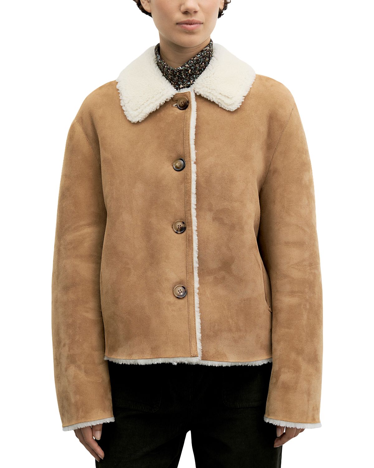 Gerard Darel Farra Shearling Jacket