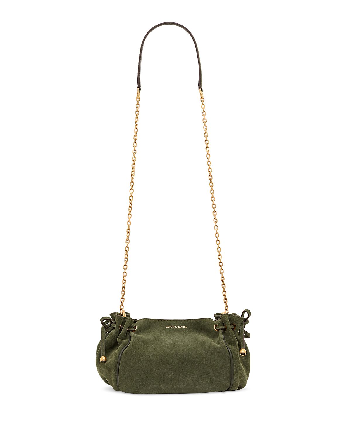 Gerard Darel Le Mini 24 Suede Crossbody