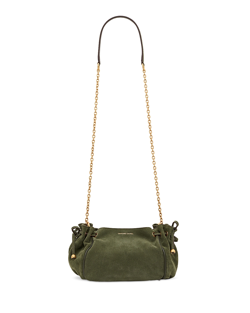 Gerard Darel Le Mini 24 Suede Crossbody
