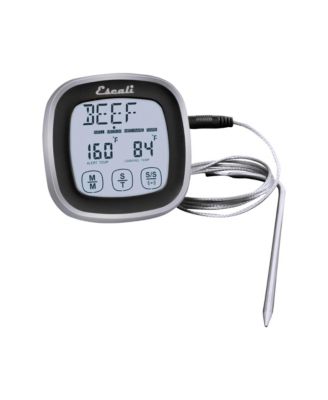  Touch Screen Thermometer and Timer, 3" L x 3" W x 1" H