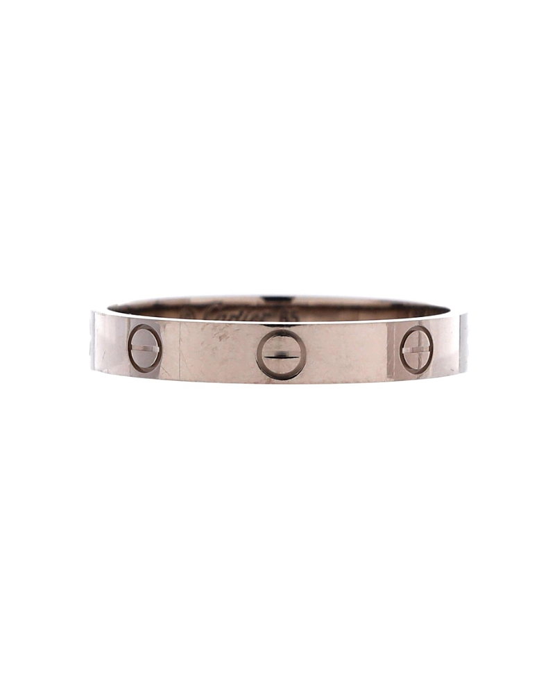 Pre-owned Pre-owned Cartier Cartier Love Wedding Band Ring 18k White Gold