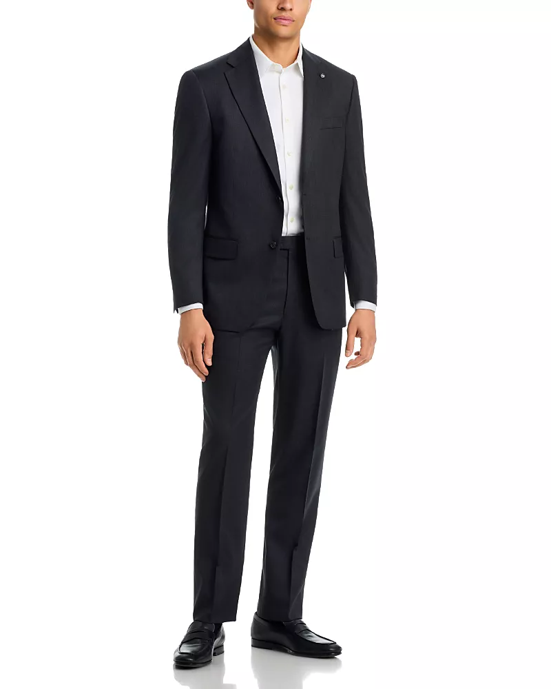 Hart Schaffner Marx New York Fit Tonal Plaid Wool Suit