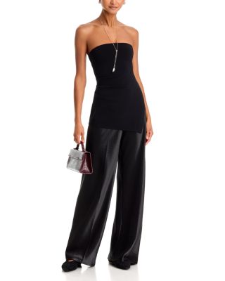 Jeanie Strapless Top & Jeiel Satin Pants