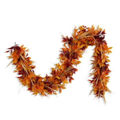 6' UV Resistant Artificial Fall Foliage Garland