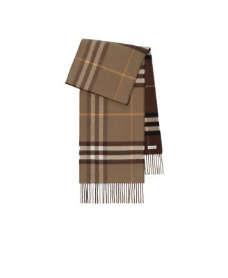  Reversible Check Cashmere Scarf