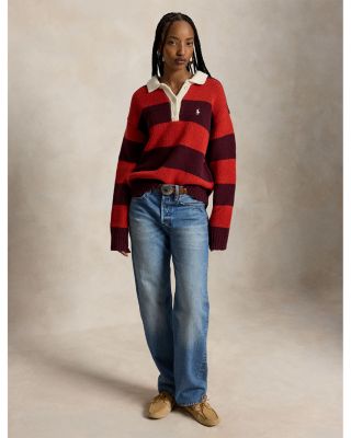 Ralph Lauren Wool Blend Rugby Sweater | Bloomingdale's Women