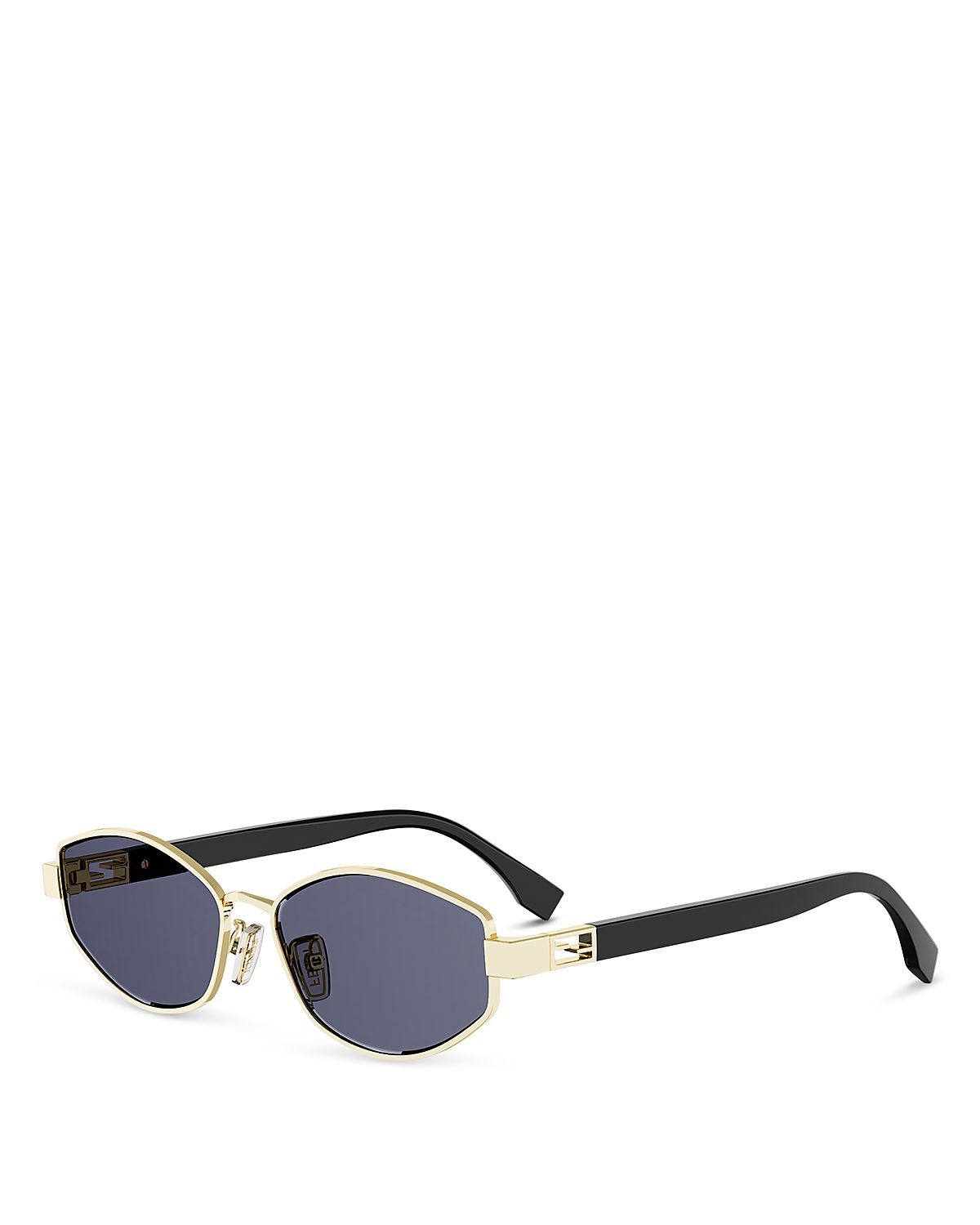 Fendi Baguette Geometric Sunglasses, 56mm