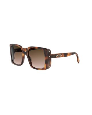 Frame Oversized Square Sunglasses, 55mm
