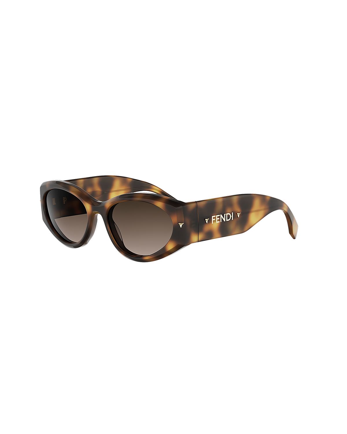 Fendi Screen Oval Sunglasses, 57mm