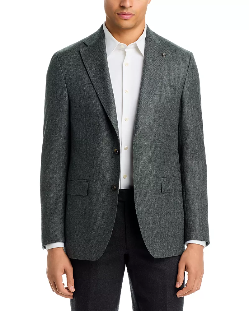Jack Victor Midland Regular Fit Twill Solid Wool Sport Coat