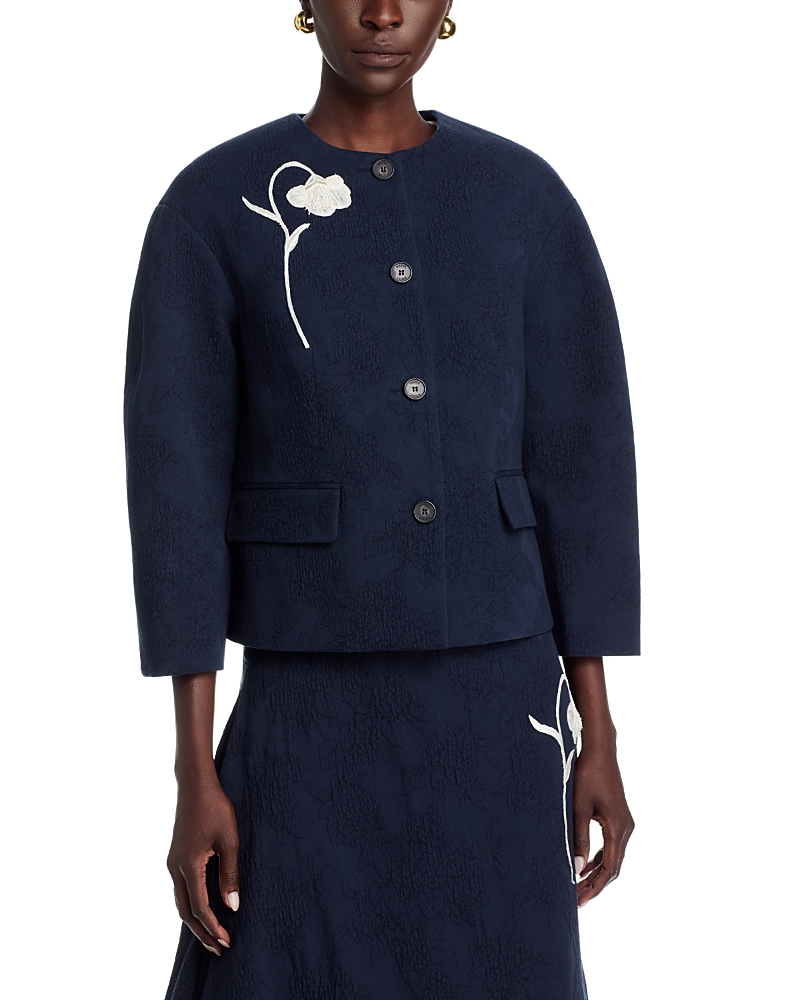 Erdem Flower Jacquard Jacket