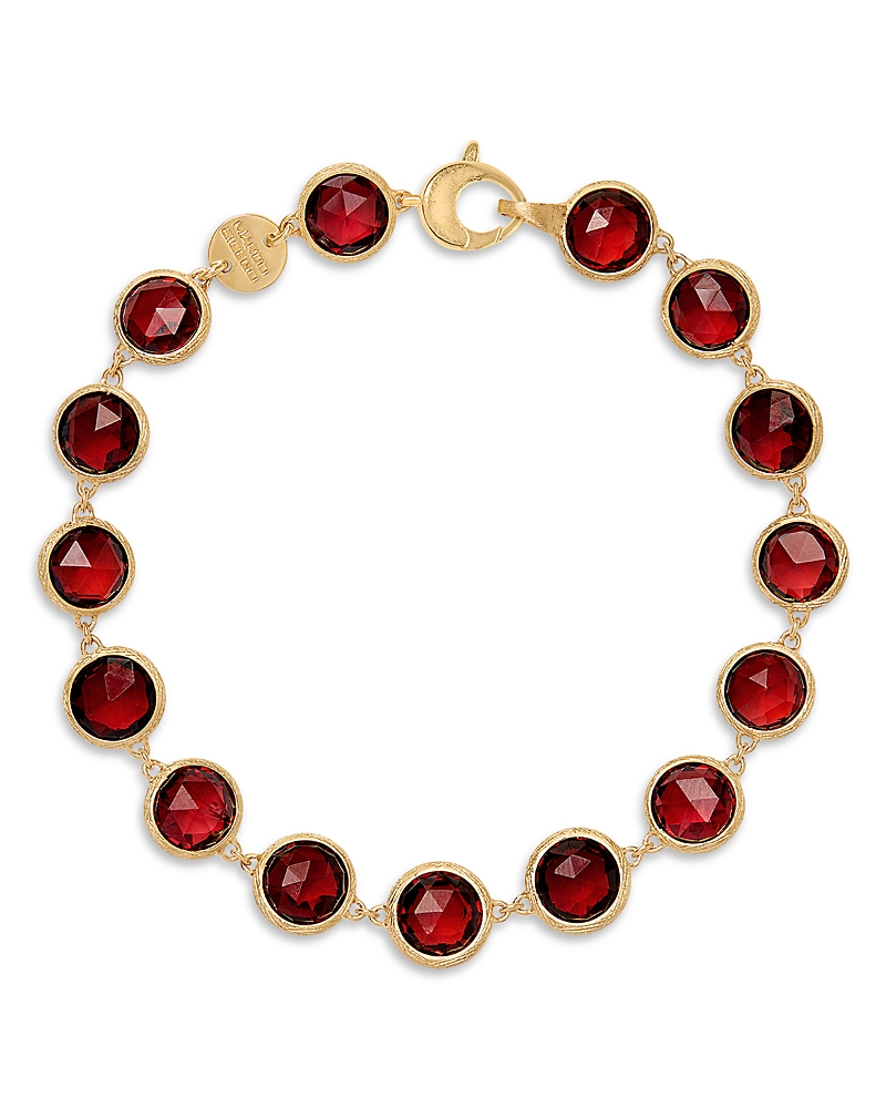 Marco Bicego 18K Yellow Gold Gemstone Bezel Link Bracelet