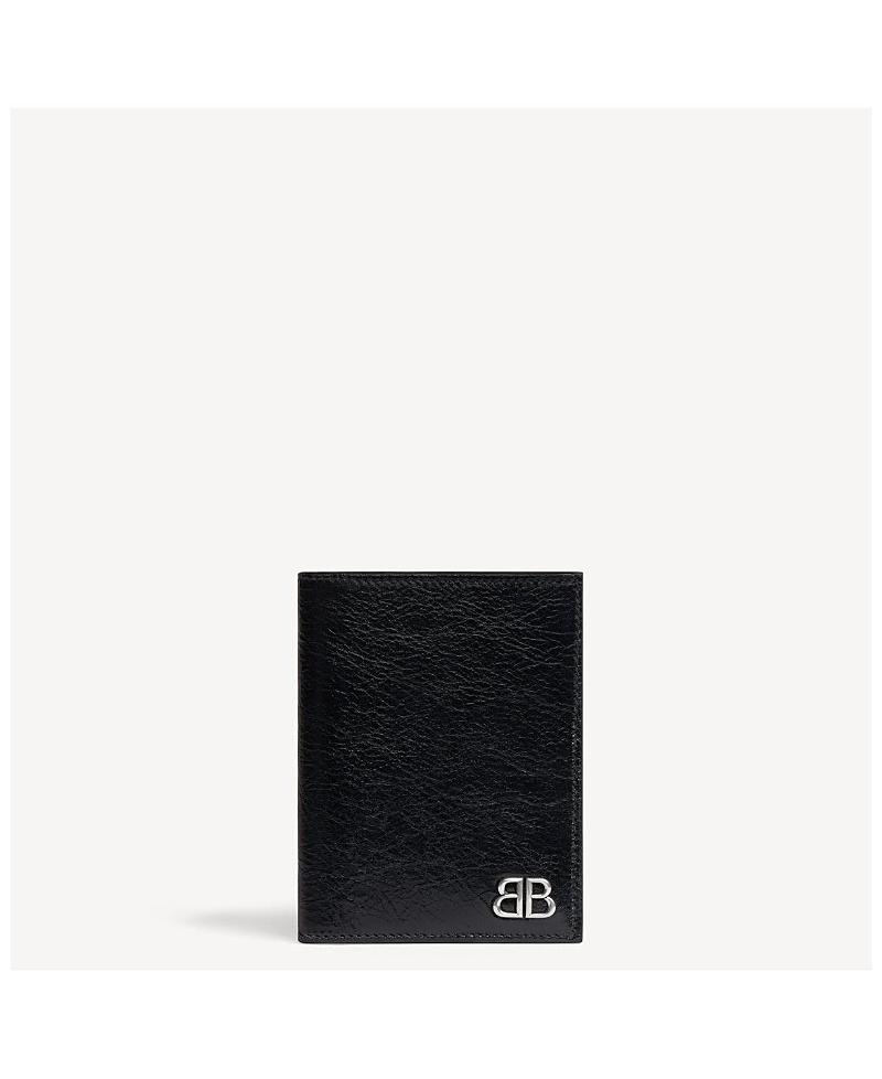 Balenciaga Monaco Vertical Bifold Wallet