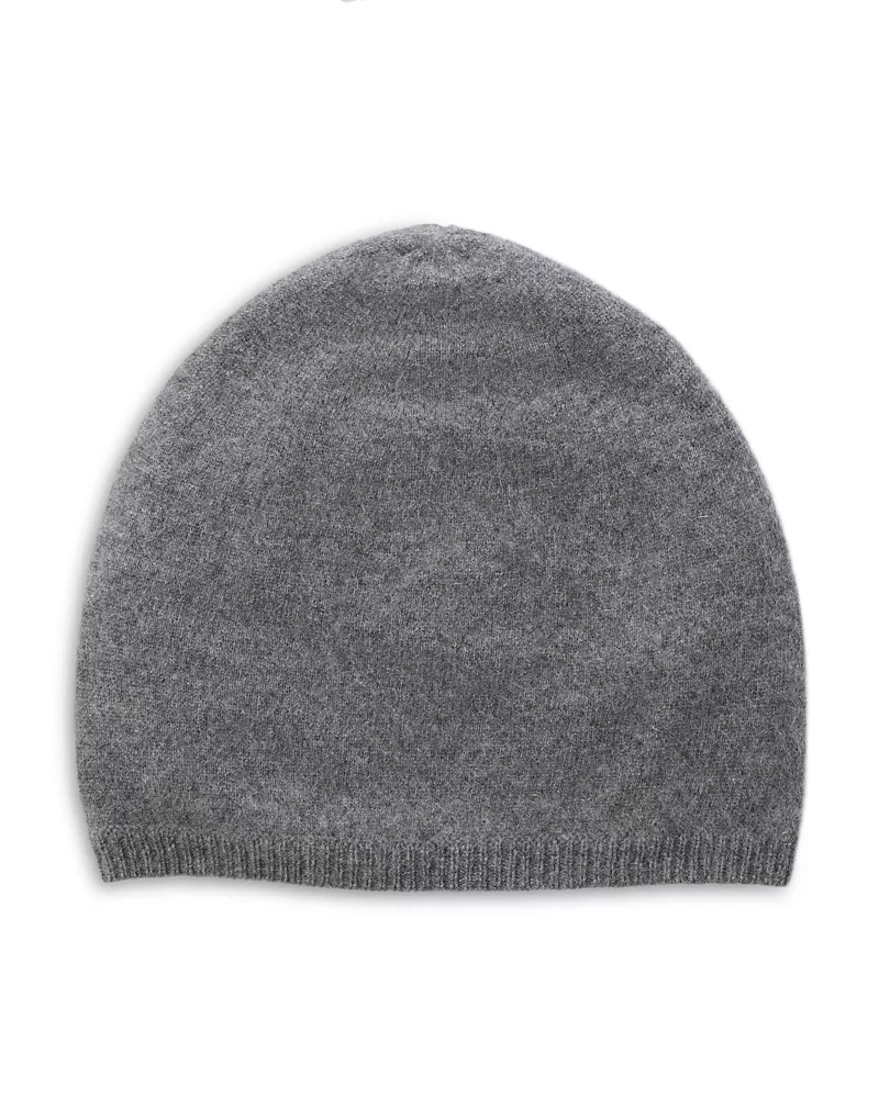 Aqua Brushed Cashmere Slouch Beanie - Exclusive
