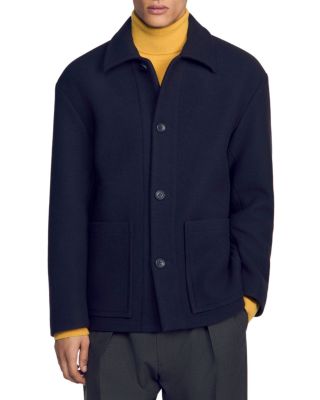 Blouson Wool Blend Worker Jacket