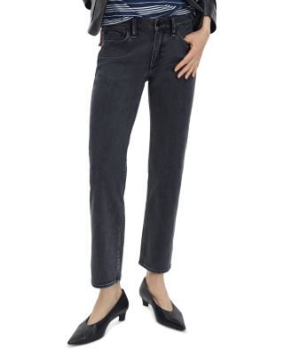 Harlow Low Rise Ankle Straight Jeans in Angela
