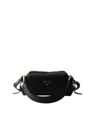 Explore Small Re-Nylon And Leather Shoulder Bag