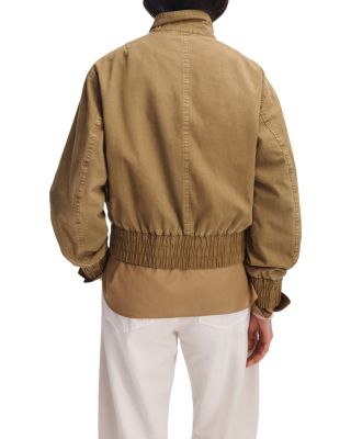 Eliza Canvas Bomber Jacket - thumbnail 3