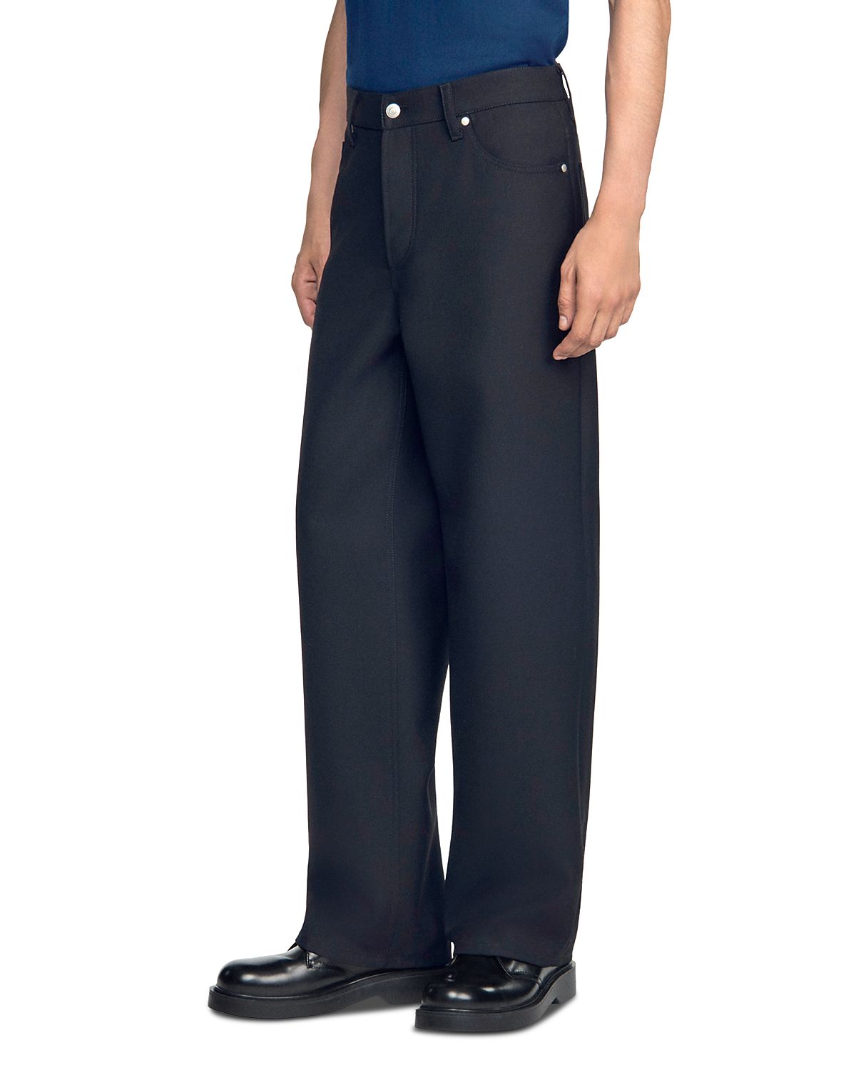 Sandro Baggy Five Pocket Trousers